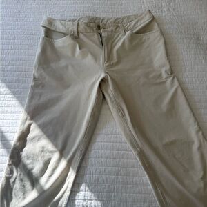 Lululemon ABC Pant Classic Bone 34x32 Men’s | Twill